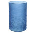 Ver imagem 1 de Vaso Decorativo em Vidro Rustico Cor Azul 22x20,5cm