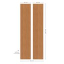 Ver imagem 3 de Módulo Painel Liso Prime Nature em MDF 92,6cm