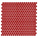 Ver imagem 3 de Pastilha de Vidro Ball Red 3x3 Placa 30x30cm - 1313060003