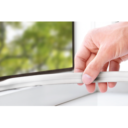 Borracha Vedação Branco Veda Fresta Fita Adesiva Rolo 6m Modelo Pequeno 2x9mm Comfort Door - 4