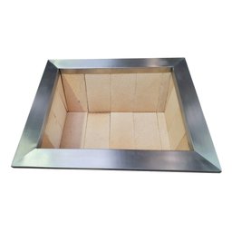 BRASEIRO COOKTOP DE EMBUTIR , INTEIRO EM AÇO INOX -60X50X25-BMD60 - 2
