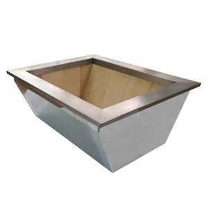 BRASEIRO COOKTOP DE EMBUTIR , INTEIRO EM AÇO INOX -60X50X25-BMD60