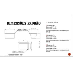 BRASEIRO COOKTOP DE EMBUTIR , INTEIRO EM AÇO INOX -60X50X25-BMD60 - 4