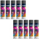 Ver imagem 2 de Tinta Spray 400ml Preto Fosco Uso Geral em Aço Ferro Gesso Cerâmica Couro | Universo | Kit 10 Un