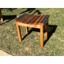 Ver imagem 2 de Banco Ondulado em Madeira Maciça de Demolição