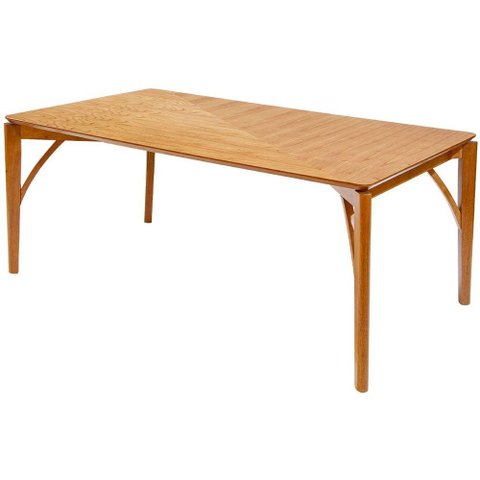 Mesa Jantar Nature Retangular Tampo Laminado e Base Cor Cinamomo Natural 140 Cm - 64772