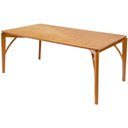 Ver imagem 1 de Mesa Jantar Nature Retangular Tampo Laminado e Base Cor Cinamomo Natural 140 Cm - 64772