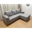 Ver imagem 2 de Sofá 3 Lugares 2,30 M Linho Cinza A230 Chaise Lisboa