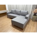 Ver imagem 3 de Sofá 3 Lugares 2,30 M Linho Cinza A230 Chaise Lisboa