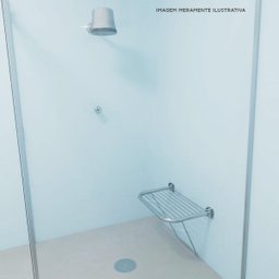 Banco articulado para banho em aço inox 50x70 assento em gradil - 2