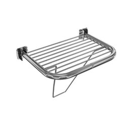 Banco articulado para banho em aço inox 54x48 assento em gradil - 1