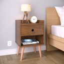 Ver imagem 2 de Conjunto Kit Compacto 2 Mesa de Cabeceira Luxo Decore Mesinha Canto Quarto Nicho - Preto -Lojas RPM