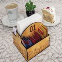 Ver imagem 2 de 10 Porta Guardanapos e Sachê de Mesa Pães para Restaurante Padaria Personalizados Zanline