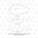 Ver imagem 7 de Cuba de Apoio para Banheiro Gota Slim Louça Cerâmica 76,5 Cm Pingoo.casa - Branco