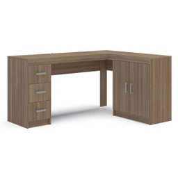 Mesa para Computador Espanha Castanho Politorno - 3
