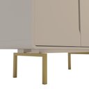 Ver imagem 5 de Buffet para Sala de Jantar 2 Portas Otto Espresso Móveis Bege/Dunas/Dourado