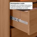 Ver imagem 3 de Guarda Roupa Casal Modulado Crrui-GRP117 8 Portas 6 Gavetas MDP Madeirado-Branco Multimóveis