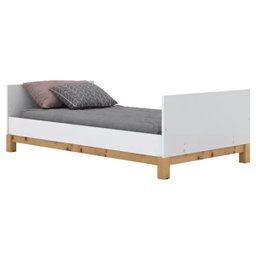 Kit 02 Berços Gemeos 100% MDF Alegria I21 com Colchões Branco Hp Henn - 6