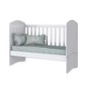 Kit Gemeos 02 Berços Mini Cama Bala de Menta Com Colchões Branco Henn - 4