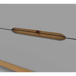 Guarda-Roupa Infantil 4 Portas 100% MDF Alegria I116 Cinza Henn - 6