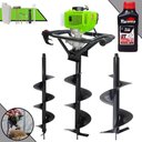 Ver imagem 4 de Trado Motorizado Menegotti Mps52 À Gasolina + Brocas 80x20cm 80x25cm 80x30cm + Óleo Toyama