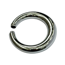 Ver imagem 2 de Anel de Reposição para Argola de Plástico Metalizado - Cromado