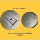 Ver imagem 4 de Espelho Meia Lua Moderno de Led Claro Blogueira 75x50 com Bateria Branca