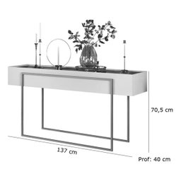Aparador E Mesa De Centro Suri Amarula DJ Moveis - 3