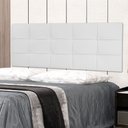 Ver imagem 2 de Cabeceira Painel Solteiro 0,90m Roma Corano - Pallazio Branco