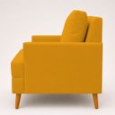 Ver imagem 2 de Poltrona Decorativa Serena para Sala Recepção Escritório Conforto Luxo Almofada Solta Contemporânea