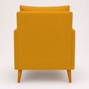 Ver imagem 4 de Poltrona Decorativa Serena para Sala Recepção Escritório Conforto Luxo Almofada Solta Contemporânea