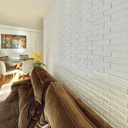 Kit Revestimento Plaça 3D Modelo Londrino caixa 12 Unid - 3 M² Adesiva - 1 Kit Revestimento Plaça 3D Modelo Londrino caixa 12 Unid - 3 M² Adesiva - 1