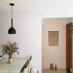 Kit Revestimento Plaça 3D Modelo Londrino caixa 12 Unid - 3 M² Adesiva - 3 Kit Revestimento Plaça 3D Modelo Londrino caixa 12 Unid - 3 M² Adesiva - 3