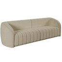 Ver imagem 1 de Sofá Living Decorativo 3 Lugares 292cm Meris M22 Bouclê Bege - Mpozenato