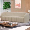 Ver imagem 2 de Sofá Living Decorativo 3 Lugares 292cm Meris M22 Bouclê Bege - Mpozenato