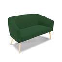 Ver imagem 7 de Kit 01 Namoradeira 02Lug E 02 Poltronas Stella Verde Natural