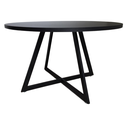 Ver imagem 2 de Mesa Estilo Industrial Redonda 160cm - Cor Preto