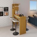 Ver imagem 1 de Barzinho Para Sala Cozinha Divisor De Ambientes Mel Pérola Primus