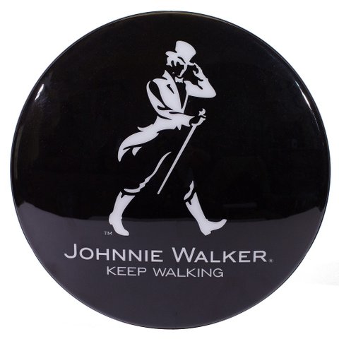 Luminoso de Parede Whisky Johnnie Walker P&b Retrô Vintage Bar,garagem,churrasqueira,espaço Gourmet
