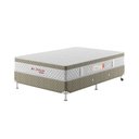 Ver imagem 1 de Cama Box Casal Bio Felicitá Spubio Incofal Marrom Claro 138x188x52cm