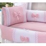 Protetor Kit Mini Berço Menina Esplendor 9 peças - 4