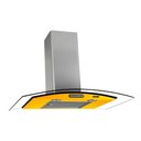 Ver imagem 1 de Coifa de Parede Vidro Curvo 75cm Duto Slim Terim Amar C Inox 220v