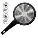 Ver imagem 3 de Frigideira Antiaderente Cerâmica sem Óleo Saveur Black 20cm