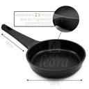 Ver imagem 2 de Frigideira Antiaderente Cerâmica sem Óleo Saveur Black 20cm