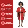 Kit Infantil Roupão + Toalha Time Futebol Aveludado Praia - 3