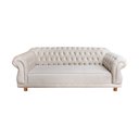 Ver imagem 1 de Sofá Chesterfield Capitone Elisabeth Suede PEROLA NUDE / DECORAÇÃO, SALA TV