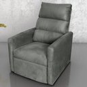 Ver imagem 1 de Poltrona Reclinável Mabel Suede Conforto Espuma D23 Encosto Fibra Siliconada Cinza Matrix