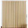 Cortina para Quarto ou Sala Luxo Moderna Clean 4,00 x 2,60 Metros Blackout para Varão Simples - - 2