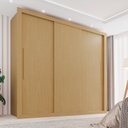 Ver imagem 1 de Guarda-Roupa Casal 3 Portas 4 Gavetas Costa Rica Marrom/Jequitiba