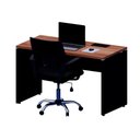 Ver imagem 2 de Plataforma Trabalho 120cm X 60cm 1 Cx de Tomada Pé Painel F5 Cor:nogal com Preto